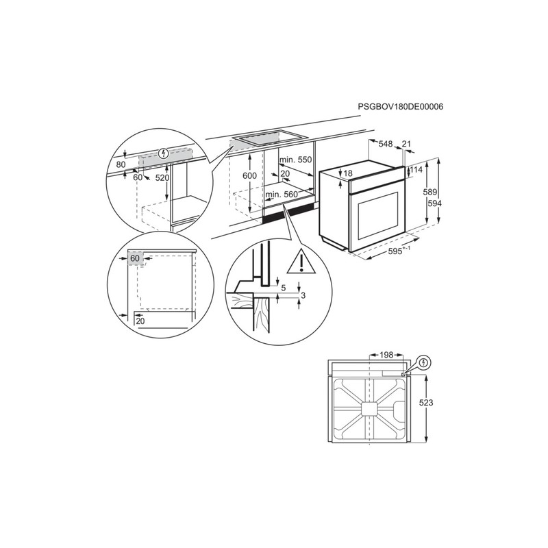 AEG BEE431011M 72 L 2790 W A Nero (949496317)