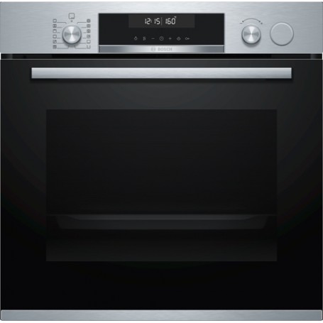 Bosch Serie 6 HRA518BS1 forno 71 L 3600 W A Nero, Acciaio inossidabile (HRA518BS1)