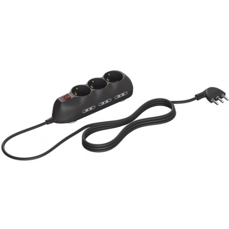bticino 3699GB prolunghe e multiple 9 presa(e) AC Nero (3699GB)