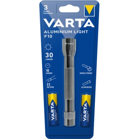 Varta Multi LED Aluminium Light 2AA Nero Torcia a mano (16627101421)