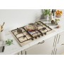 Candy Classic CHW7AV4WGT Avena Da incasso 74 cm Gas 5 Fornello(i) (33802733)
