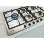 Candy CHG7WLWPX Acciaio inossidabile Da incasso 75 cm Gas 5 Fornello(i) (33801915)