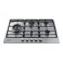 Samsung NA75M3130AS Nero, Acciaio inossidabile Da incasso Gas 5 Fornello(i) (NA75M3130AS/ET)