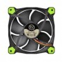 Thermaltake Riing 12 Case per computer Ventilatore 12 cm Nero, Verde (CL-F055-PL12GR-A)