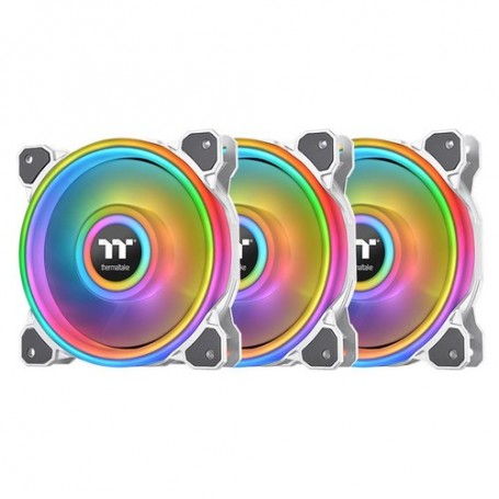 Thermaltake Riing Quad 12 RGB Case per computer Ventilatore 12 cm Bianco (CL-F100-PL12SW-A)