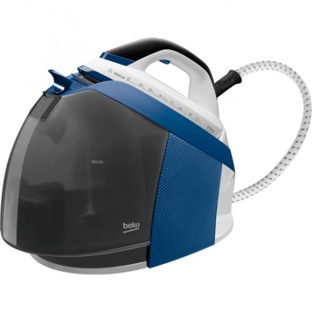 Beko SGA8328D ferro da stiro a caldaia 2800 W Ceramica Blu, Bianco (8816573200)
