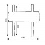 ITB OM06165 Supporto TV a parete 132,1 cm (52") Nero (OM06165)