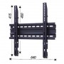 ITB AMOM06145 Supporto TV a parete 127 cm (50") Nero (AMOM06145)