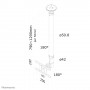 Neomounts by Newstar Supporto da soffitto per schermi LCD/LED/TFT (FPMA-C100WHITE)