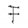 Multibrackets 3316 supporto da tavolo per Tv a schermo piatto 68,6 cm (27") Morsa/Bullone di ancoraggio Nero (MB3316)