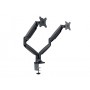 Multibrackets 3286 supporto da tavolo per Tv a schermo piatto 68,6 cm (27") Morsa Nero, Argento (MB3286)