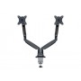 Multibrackets 3286 supporto da tavolo per Tv a schermo piatto 68,6 cm (27") Morsa Nero, Argento (MB3286)