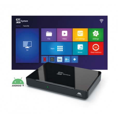 TELE System TS UP T2HEVC Cavo Full HD Nero (21005338)