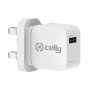 Celly TCUSBTURBOUK Caricabatterie per dispositivi mobili Bianco Interno (TCUSBTURBOUK)