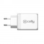 Celly TC3GAN65WWH Caricabatterie per dispositivi mobili Bianco Interno (TC3GAN65WWH)