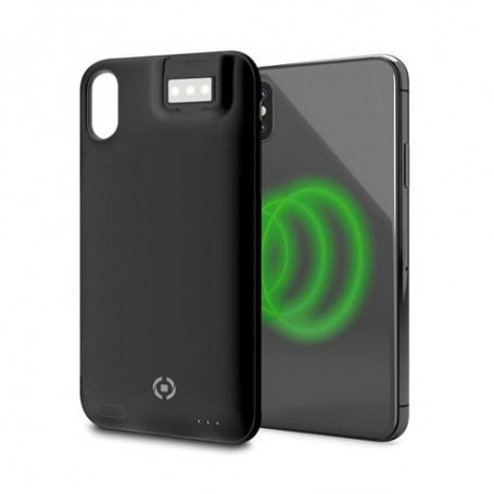 Celly PowerCase custodia per cellulare 14,7 cm (5.8") Cover Nero (POWERCASE900BK)