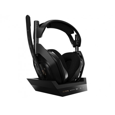 ASTRO Gaming A50 Wireless + Base Station - Xbox One/PC Auricolare A Padiglione Giocare Nero, Oro (939-001682)