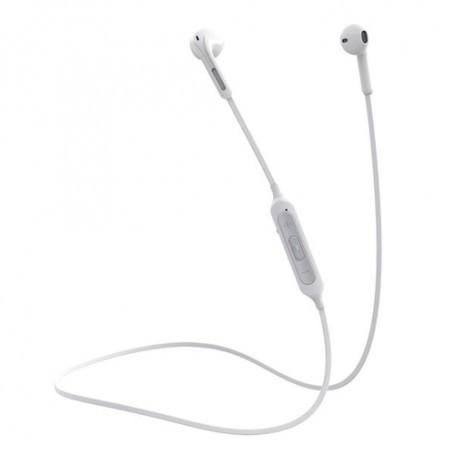 Celly BhDrop Cuffia Passanuca Micro-USB Bluetooth Bianco (BHDROPWH)