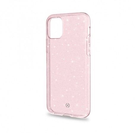 Celly Sparkle custodia per cellulare 14,7 cm (5.8") Cover Rosa, Trasparente (SPARKLE1002PK)