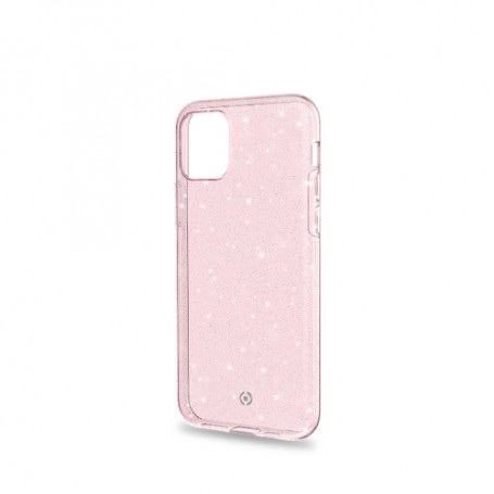 Celly Sparkle custodia per cellulare 14,7 cm (5.8") Cover Rosa, Trasparente (SPARKLE1000PK)