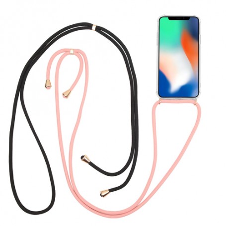 Celly Lacet custodia per cellulare 14,7 cm (5.8") Cover Trasparente (LACET900BKPK)