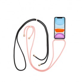 Celly Lacet custodia per cellulare 14,7 cm (5.8") Cover Trasparente (LACET1000BKPK)