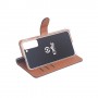 Celly Wally custodia per cellulare 15,8 cm (6.2") Custodia a libro Nero, Marrone (WALLY993)