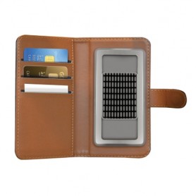 Celly WALLY UNICA custodia per cellulare 11,4 cm (4.5") Custodia a borsellino Nero (WALLYUNILBK)