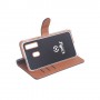 Celly Wally custodia per cellulare 14,7 cm (5.8") Custodia a libro Nero, Marrone (WALLY833)