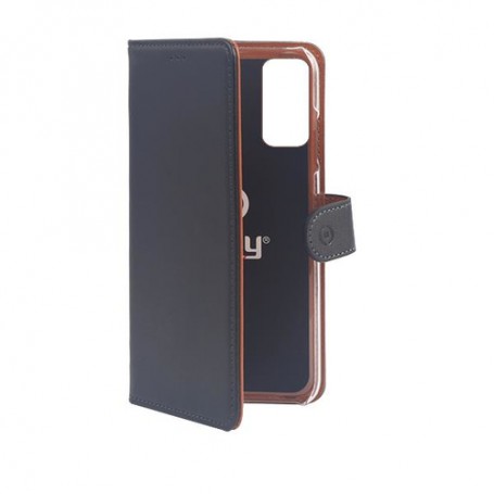 Celly Wally custodia per cellulare 16,5 cm (6.5") Custodia a libro Nero, Marrone (WALLY948)