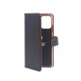 Celly Wally custodia per cellulare 15,5 cm (6.1") Custodia a libro Nero, Marrone (WALLY1004)