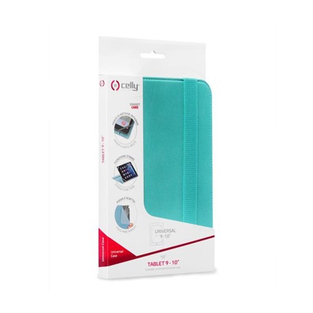 Celly Unitab 25,4 cm (10") Custodia a libro Blu (UNITAB910TF)