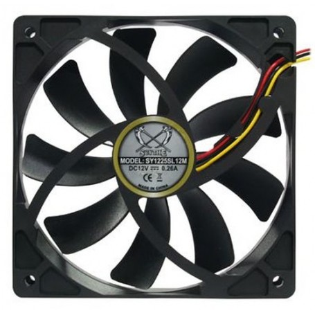 Scythe Slip Stream 120mm Case per computer Ventilatore 12 cm Nero (SY1225SL12LM-P)
