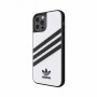 Adidas 3-Stripes custodia per cellulare 15,5 cm (6.1") Cover Nero, Bianco (42238)