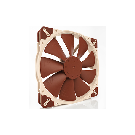 Noctua NF-A20 FLX Case per computer Ventilatore 20 cm Beige, Marrone (NF-A20-FLX)