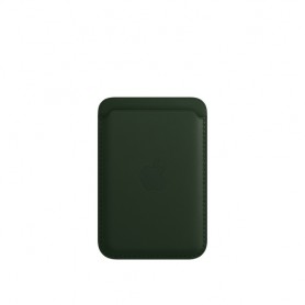 Apple Portafoglio MagSafe in pelle per iPhone - Verde sequoia (MM0X3ZM/A)