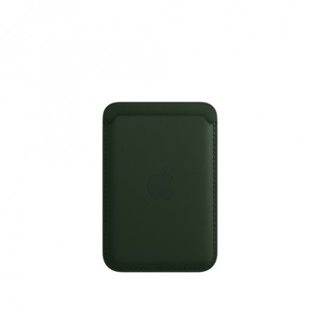 Apple Portafoglio MagSafe in pelle per iPhone - Verde sequoia (MM0X3ZM/A)