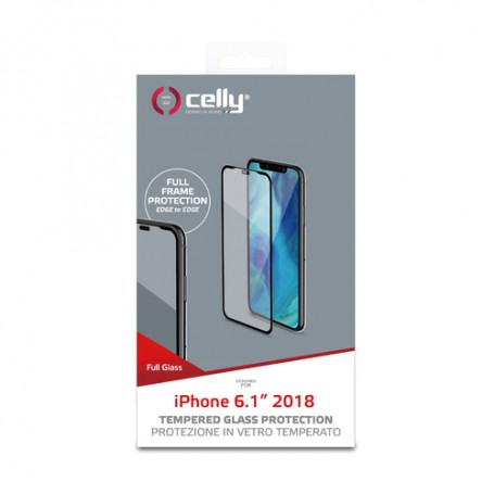 Celly FULLGLASS998BK protezione per schermo Pellicola proteggischermo trasparente Apple 1 pz (FULLGLASS998BK)