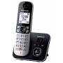 Panasonic KX-TG6861 Telefono DECT Identificatore di chiamata Nero, Grigio (KX-TG6861JTB)