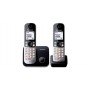 Panasonic KX-TG6852JTB telefono Telefono DECT Identificatore di chiamata Nero, Grigio (KX-TG6852JTB)