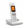 Gigaset E390A Telefono DECT Identificatore di chiamata Bianco (S30852H2928K102)