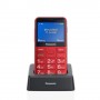 Panasonic KX-TU155EXRN cellulare 6,1 cm (2.4") 102 g Rosso Telefono con fotocamera (KX-TU155EXRN)
