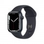 Apple Watch Series 7 GPS, 41mm Cassa in Alluminio Mezzanotte con Cinturino Sport Mezzanotte (MKMX3TY/A)