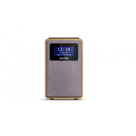 Philips TAR5005/10 radio Orologio Digitale Grigio, Legno (TAR5005/10)