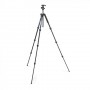 Manfrotto Element MII Aluminium treppiede Fotocamere digitali/film 3 gamba/gambe Nero, Blu (MKELMII4BL-BH)