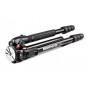 Manfrotto MT190GOA4 treppiede Fotocamere digitali/film 3 gamba/gambe Nero, Rosso (MT190GOA4)