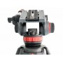 Manfrotto Pro Video testa per treppiede Nero, Rosso Alluminio Universal (MVH502AH)