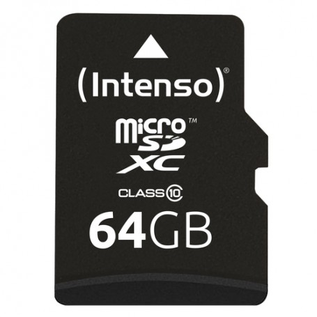 Intenso 64GB MicroSDHC memoria flash MicroSDXC Classe 10 (3413490)