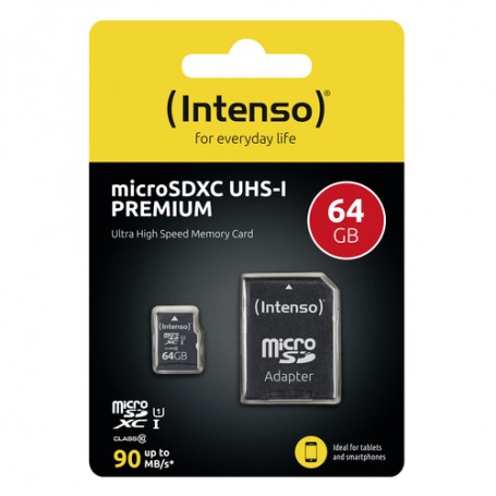 Intenso 3423490 memoria flash 64 GB MicroSDXC UHS-I Classe 10 (3423490)