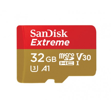 SanDisk Extreme 32 GB MicroSDHC UHS-I Classe 10 (SDSQXAF-032G-GN6AA)
